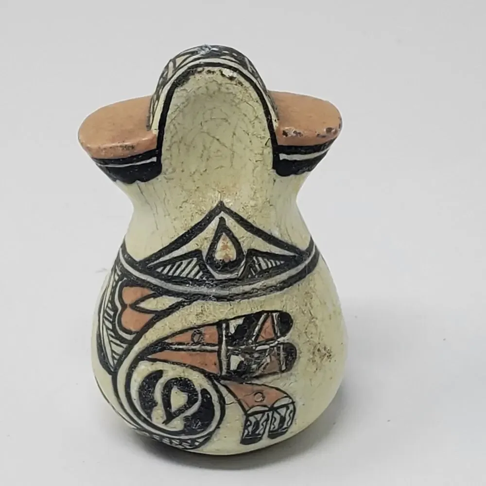 Vintage Wax Native motif and painting Some Damage2.5